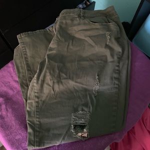 Low Rise Boyfriend cute & Shiny Lane Bryant Jeans